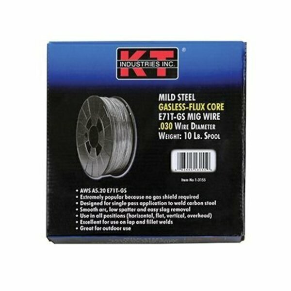 Kt Industries Gasless Mig Wire.030 10 Lb 1-3155